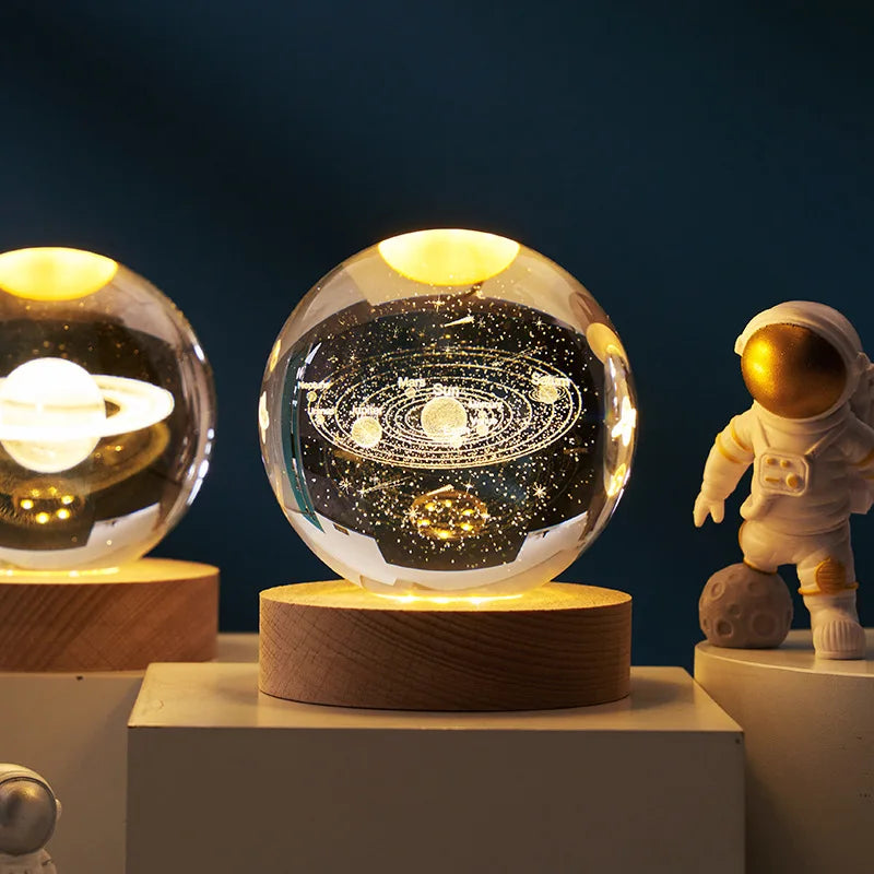 Lámpara Cristal Espacial 3D - Conoce sus versiones